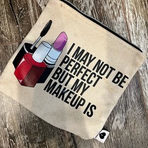 Makeup case clutch bag